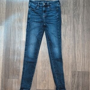 American Eagle Outfitters Dark Blue Skinny Jeans